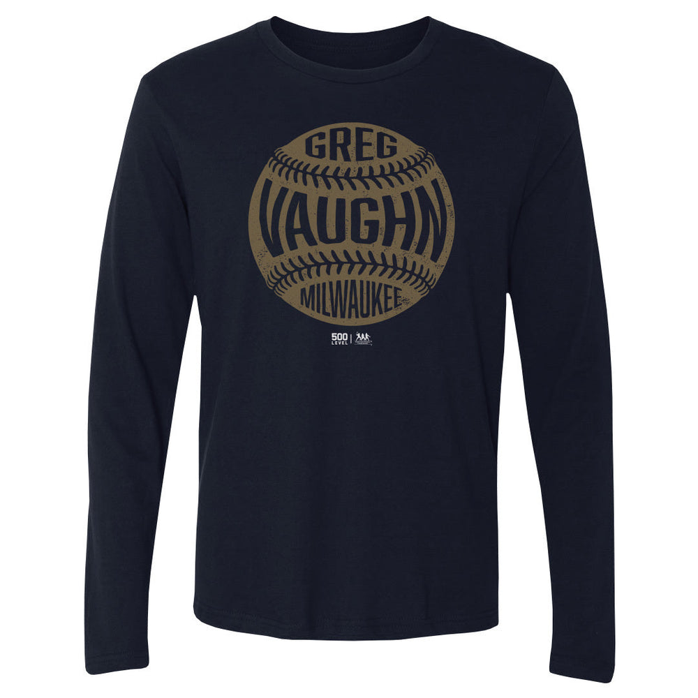 Greg Vaughn Milwaukee Vintage Baseball WHT (ONLINE ORDER ONLY)