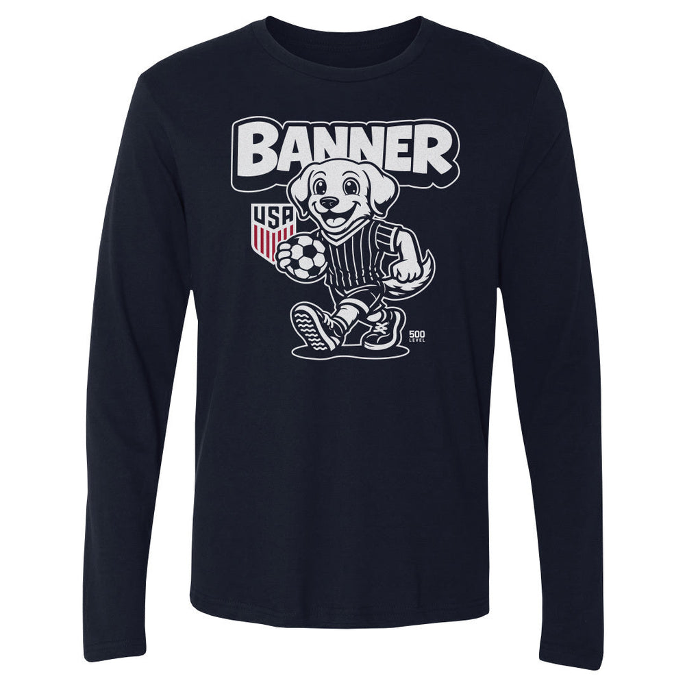 U.S. Soccer Mascot Banner WHT (ONLINE ORDER ONLY)