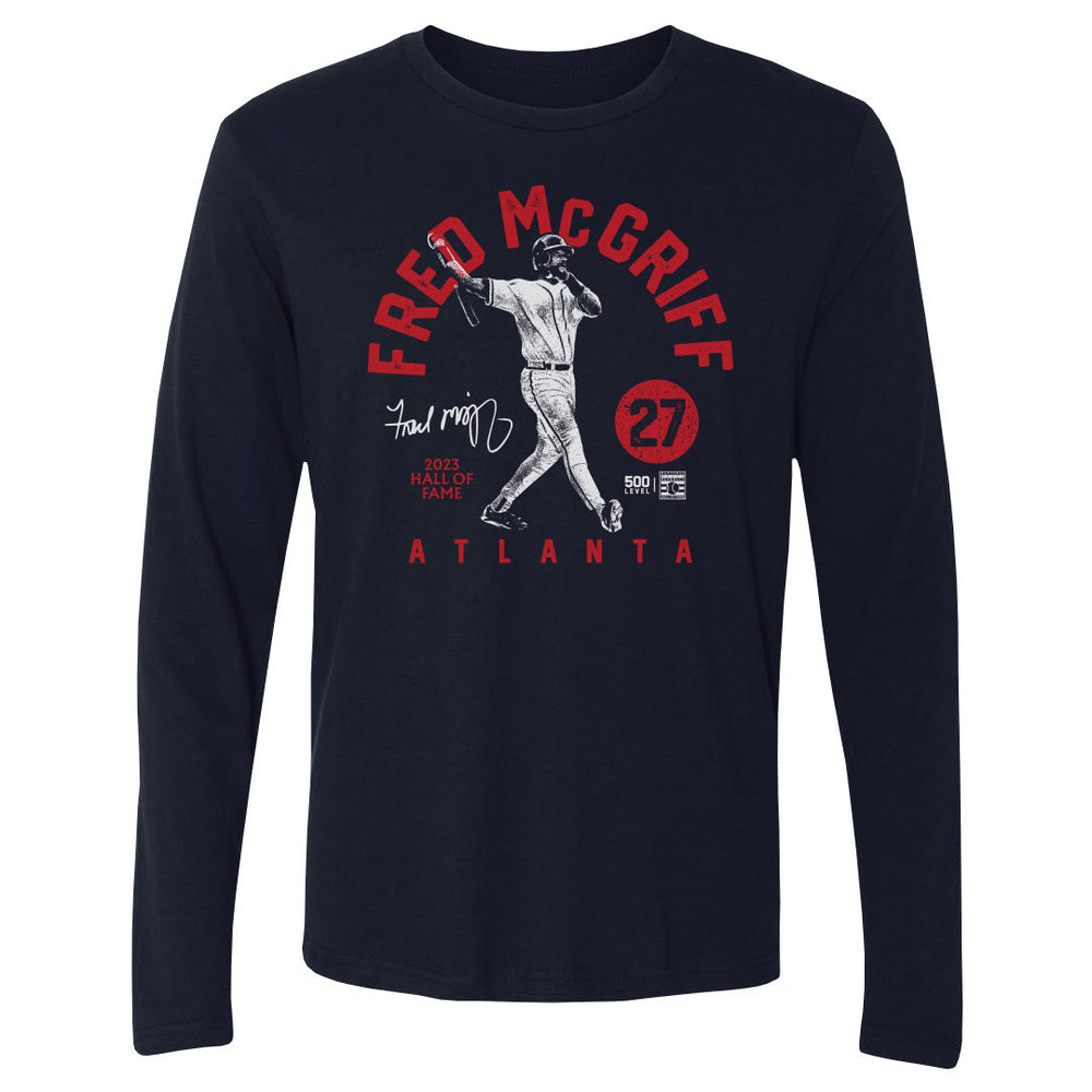 Fred McGriff Atlanta Retro Arc WHT (ONLINE ORDER ONLY)