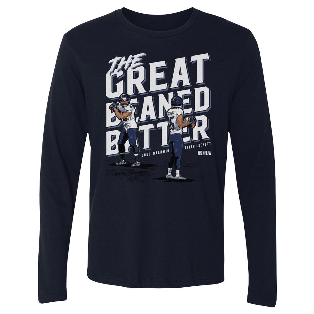 Tyler Lockett & Doug Baldwin Baseball W WHT (ONLINE ORDER ONLY)