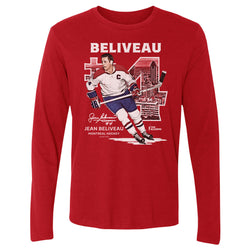 Jean Beliveau Montreal Throwback WHT (ONLINE ORDER ONLY)