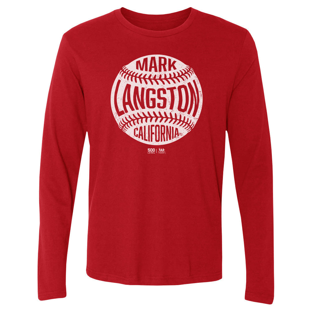 Mark Langston California Vintage Baseball WHT (ONLINE ORDER ONLY)