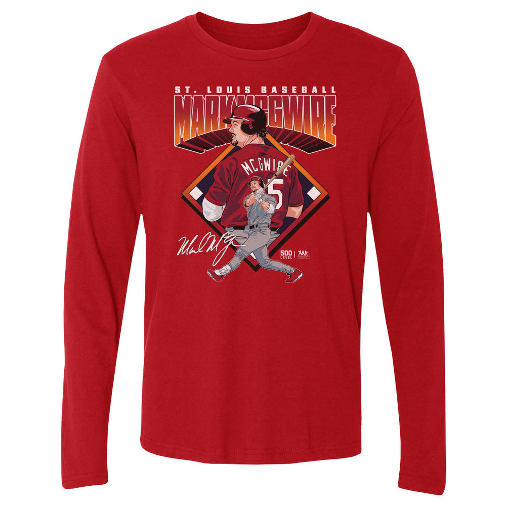 Mark McGwire St. Louis Baseball Diamond WHT (ONLINE ORDER ONLY)