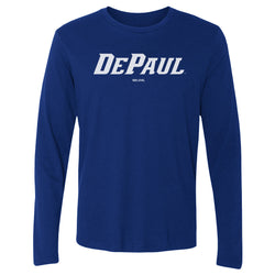 DePaul Blue Demons Wordmark White WHT (ONLINE ORDER ONLY)