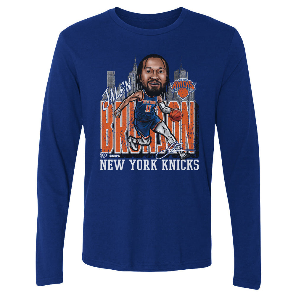 Jalen Brunson New York Knicks Cartoon City Cartoon WHT