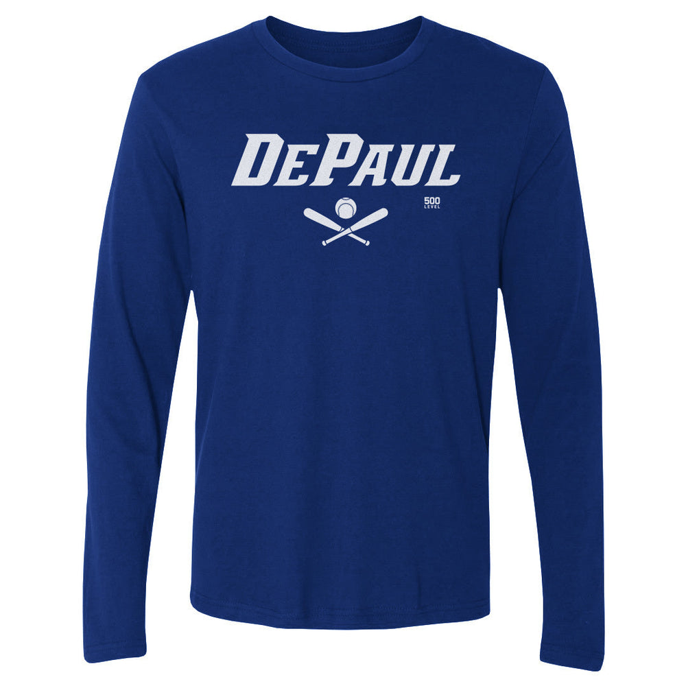 DePaul Blue Demons Softball Minimalist WHT (ONLINE ORDER ONLY)