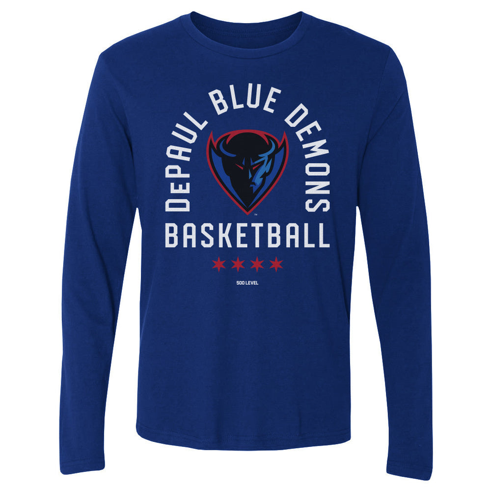 DePaul Blue Demons Basketball Arc WHT (ONLINE ORDER ONLY)