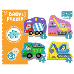 Trefl Baby Classic Puzzle - Vehicles on the Construction Site (ONLINE ORDER ONLY)
