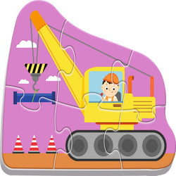 Trefl Baby Classic Puzzle - Vehicles on the Construction Site (ONLINE ORDER ONLY)
