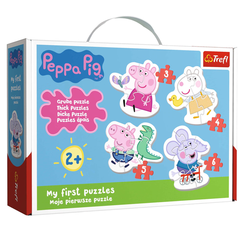 Trefl Baby Classic 4 in 1 Puzzle - Lovely Peppa Pig Jigsaw Puzzle (ONLINE ORDER ONLY)