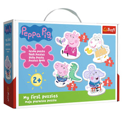 Trefl Baby Classic 4 in 1 Puzzle - Lovely Peppa Pig Jigsaw Puzzle (ONLINE ORDER ONLY)