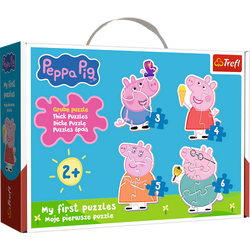Trefl Baby Peppa Pig Classic Little Piggy Among Friends 3/4/5/6 Piece Jigsaw Puzzle (ONLINE ORDER ONLY)