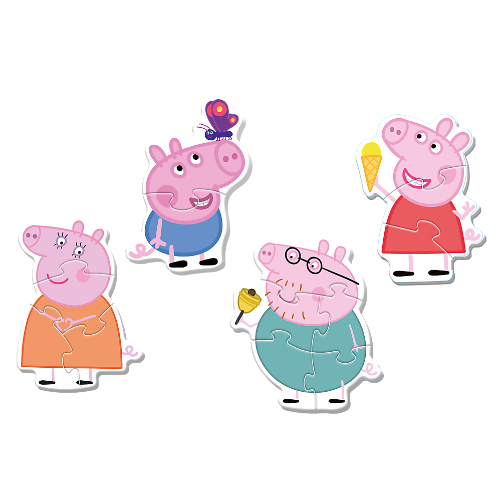 Trefl Baby Peppa Pig Classic Little Piggy Among Friends 3/4/5/6 Piece Jigsaw Puzzle (ONLINE ORDER ONLY)