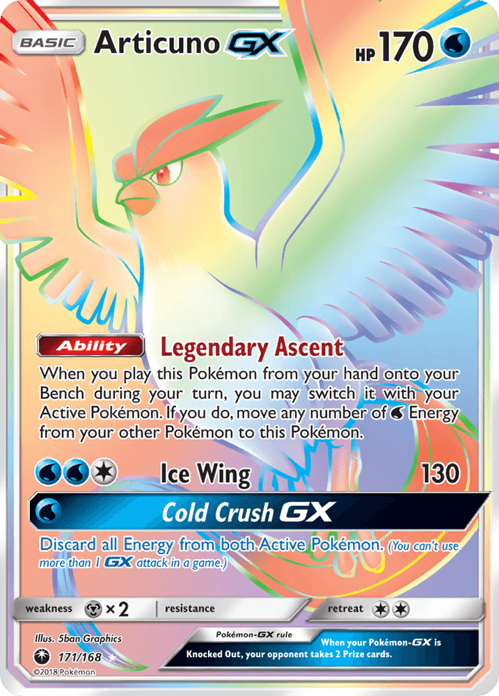 Articuno GX (171/168) [Sun & Moon: Celestial Storm] (Online Only)