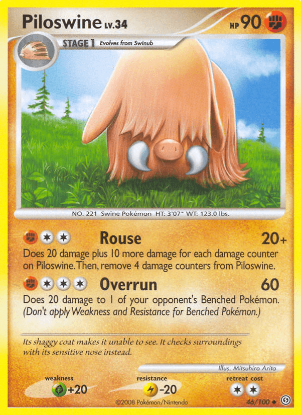Piloswine (46/100) [Diamond & Pearl: Stormfront] (Online Only)