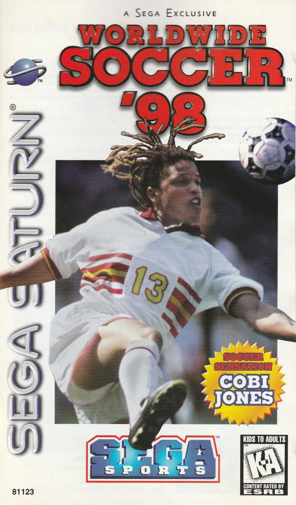 Worldwide Soccer '98 (Sega Saturn) (ONLINE ORDER ONLY)