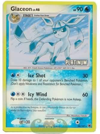 Glaceon (20/100) [Burger King Promos: 2009 Collection] (Online Only)