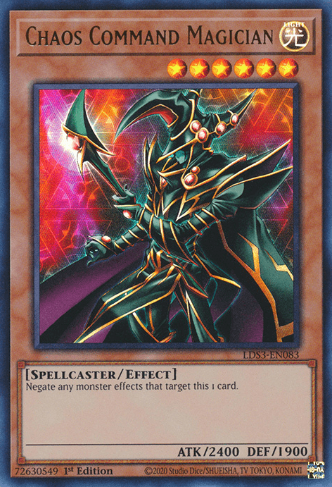Chaos Command Magician [LDS3-EN083] Ultra Rare (ONLINE ORDER ONLY)