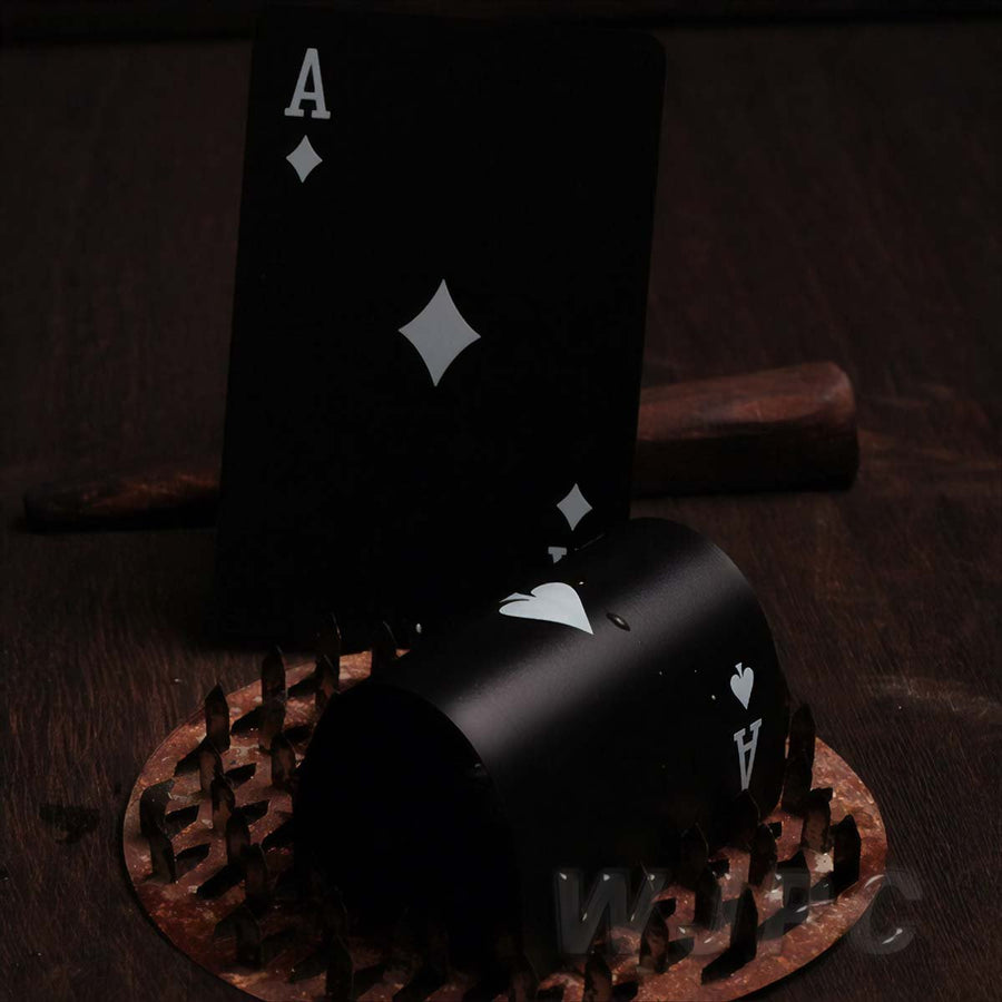 Mad Man Playing Cards: Waterproof Card Deck - Black Edition