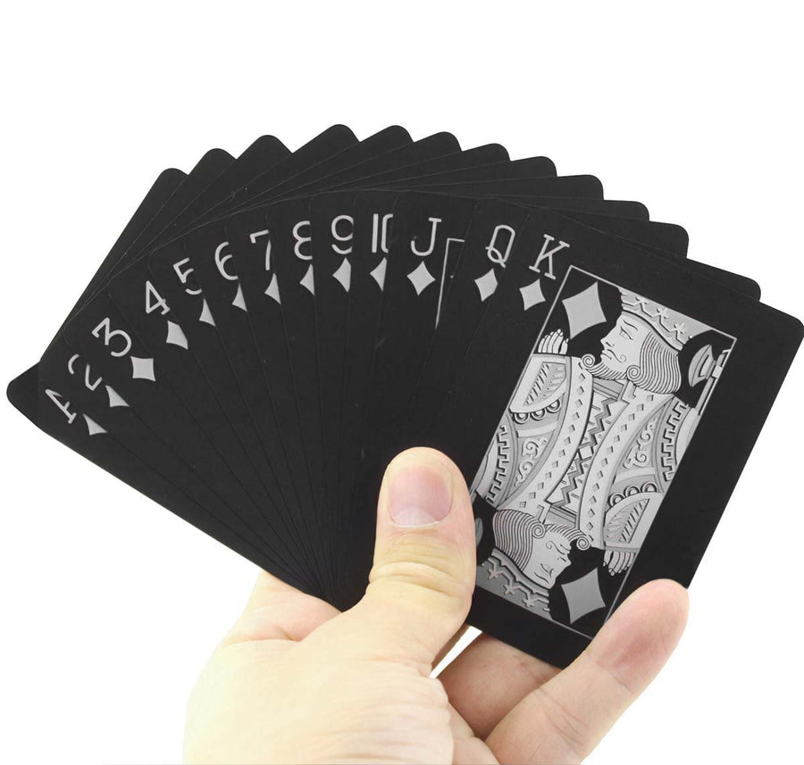 Mad Man Playing Cards: Waterproof Card Deck - Black Edition