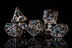 NYCC Exclusive Sterling Silver Dice Set - Blue (ONLINE ORDER ONLY)