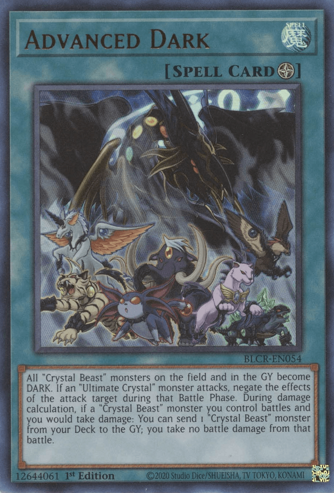 Advanced Dark [BLCR-EN054] Ultra Rare (ONLINE ORDER ONLY)