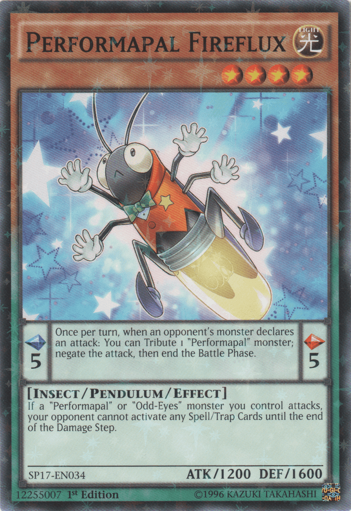 Performapal Fireflux [SP17-EN034] Starfoil Rare (ONLINE ORDER ONLY)