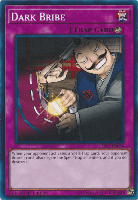 Dark Bribe [SR05-EN036] Common (ONLINE ORDER ONLY)