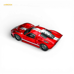 (Pre-Order) Rhino Model RM Ford GT40 - Transparent Red 1:64 (ONLINE ORDER ONLY)