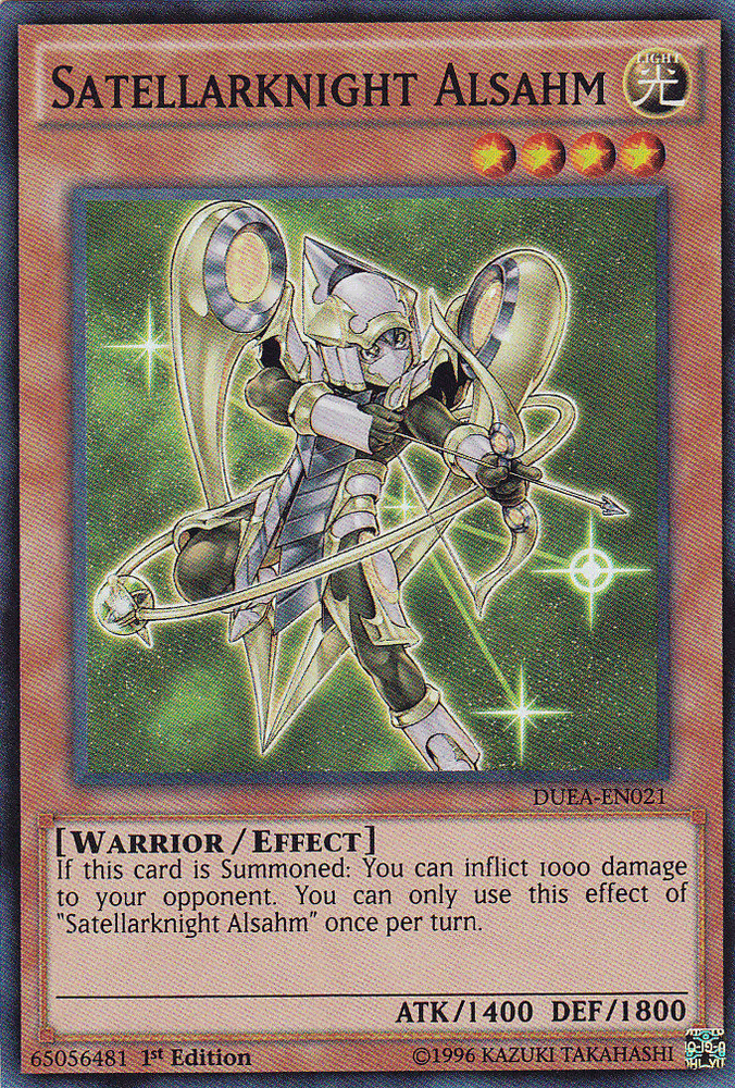 Satellarknight Alsahm [DUEA-EN021] Super Rare (ONLINE ORDER ONLY)