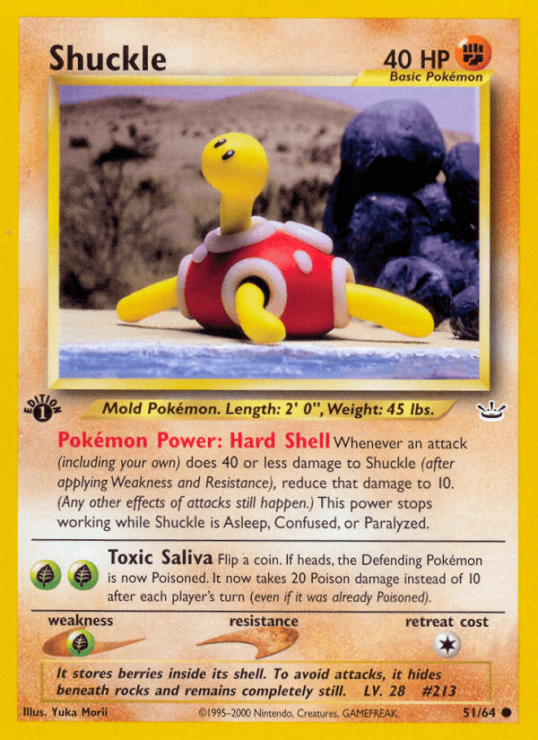 Shuckle (51/64) [Neo Revelation 1st Edition] (Online Only)
