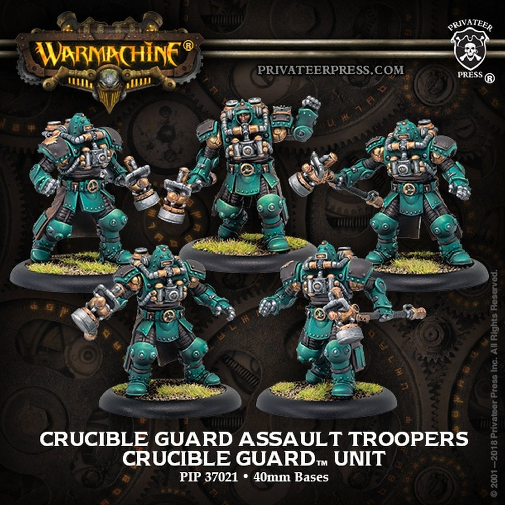 Warmachine: Crucible Guard Assault Troopers (ONLINE ORDER ONLY)