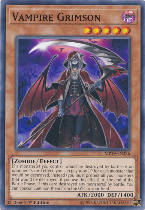 Vampire Grimson [MP19-EN236] Common (ONLINE ORDER ONLY)