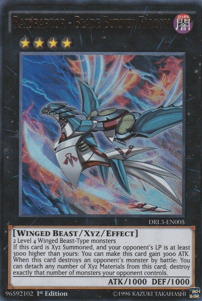Raidraptor - Blade Burner Falcon [DRL3-EN005] Ultra Rare (ONLINE ORDER ONLY)