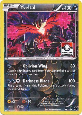 Yveltal (65/114) (Steam Siege League Promo) [XY: Steam Siege] (Online Only)