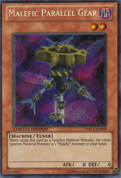 Malefic Parallel Gear [YMP1-EN003] Secret Rare (ONLINE ORDER ONLY)