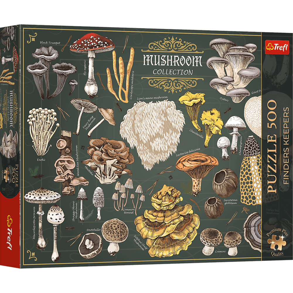 Trefl Premium Plus Finders Keepers Mushrooms 500 Piece Puzzle (ONLINE ORDER ONLY)