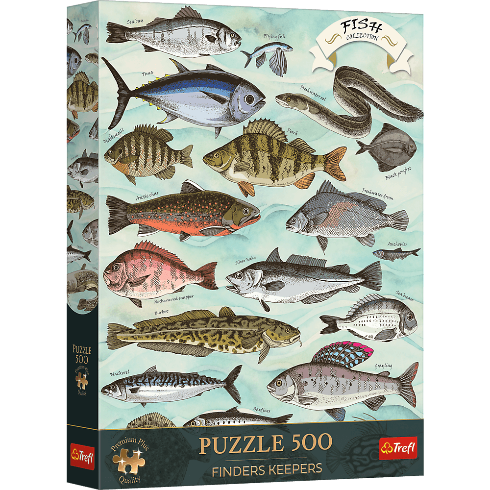 Trefl Premium Plus Finders Keepers Fish 500 Piece Puzzle (ONLINE ORDER ONLY)