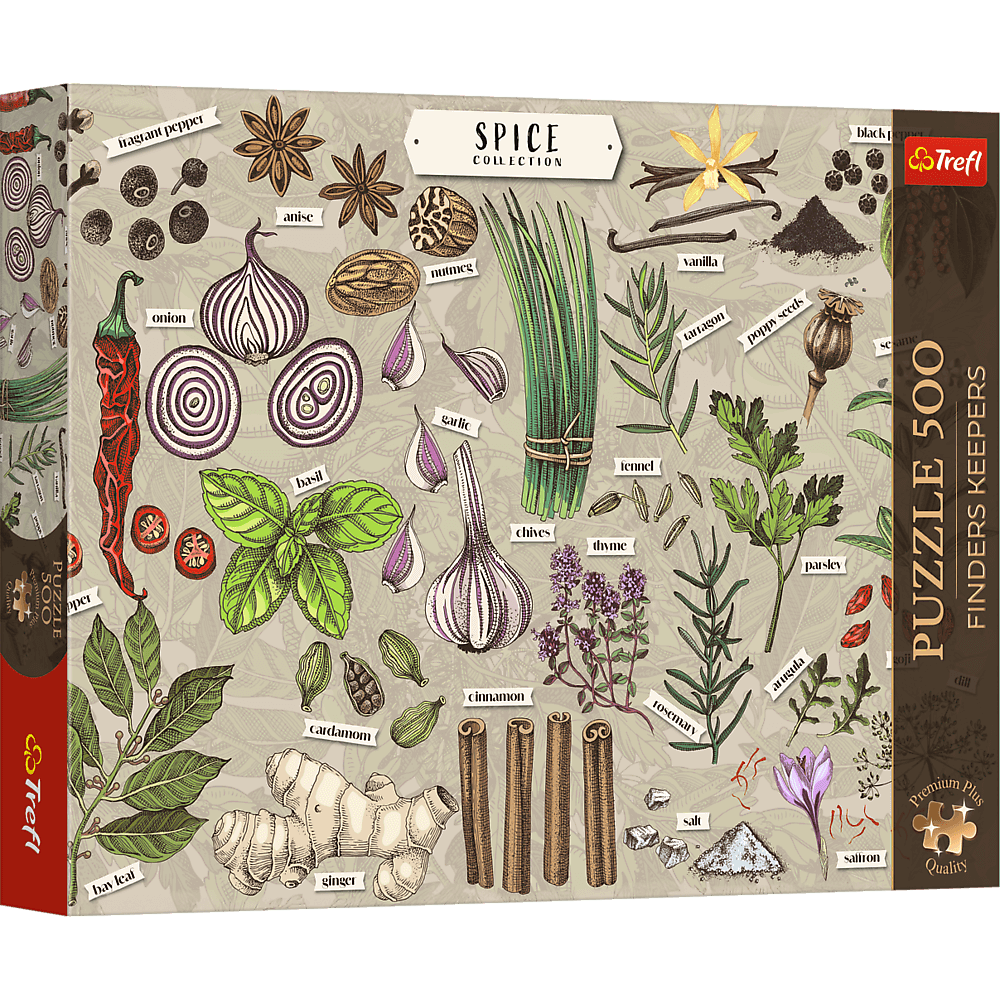 Trefl Premium Plus Finders Keepers Spices 500 Piece Puzzle (ONLINE ORDER ONLY)