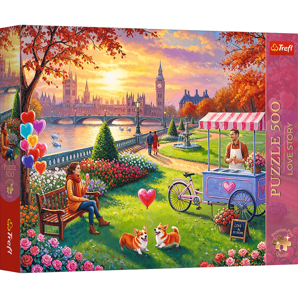 Trefl Premium Plus Love Story: Romantic London 500 Piece Puzzle (ONLINE ORDER ONLY)
