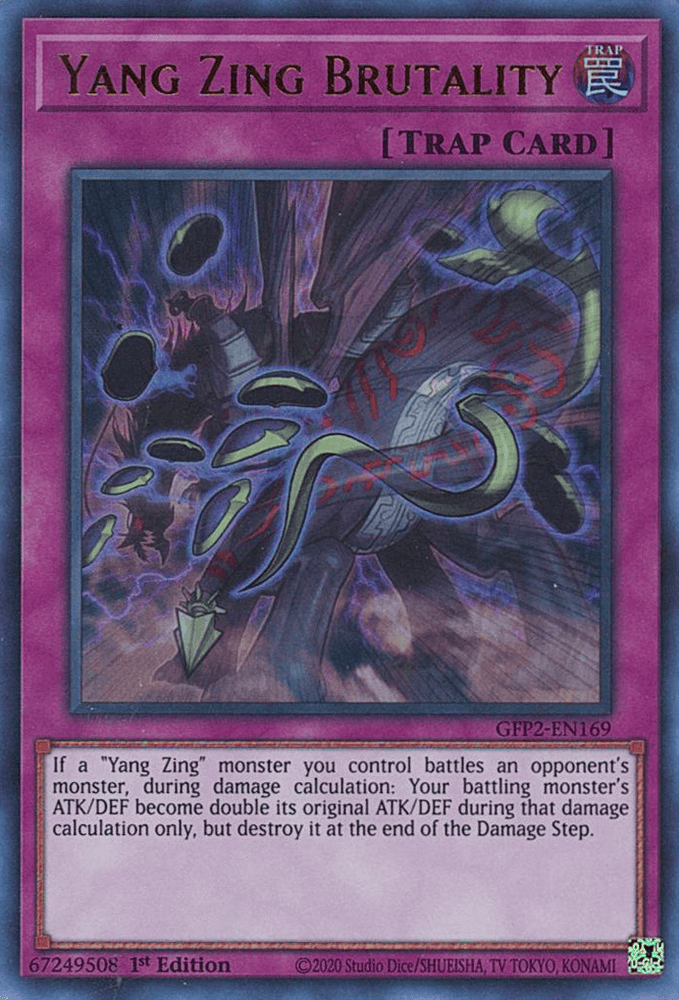 Yang Zing Brutality [GFP2-EN169] Ultra Rare (ONLINE ORDER ONLY)