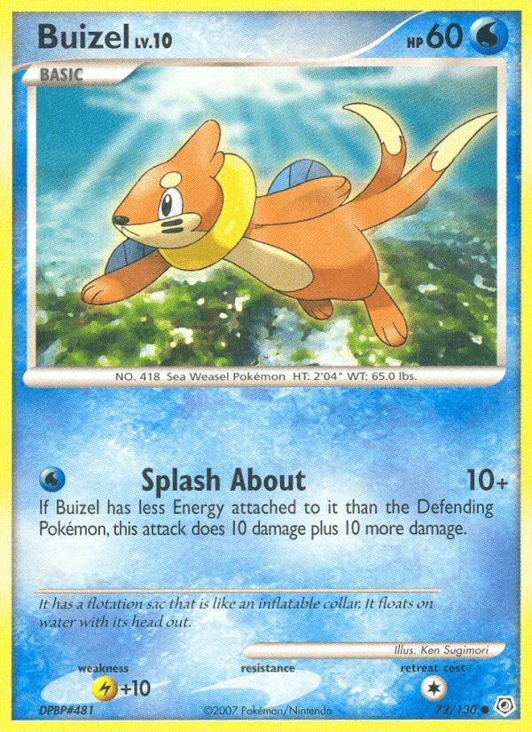 Buizel (72/130) [Diamond & Pearl: Base Set] (Online Only)