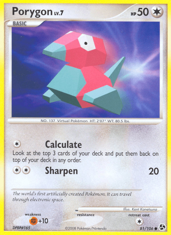 Porygon (81/106) [Diamond & Pearl: Great Encounters] (Online Only)