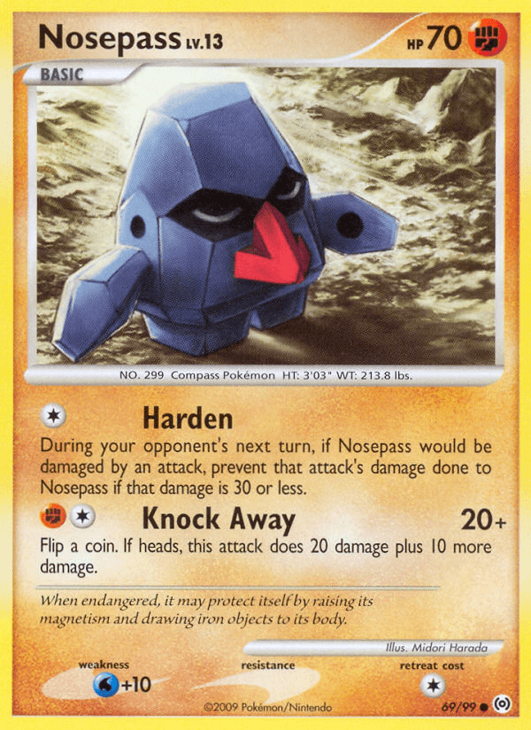 Nosepass (69/99) [Platinum: Arceus] (Online Only)