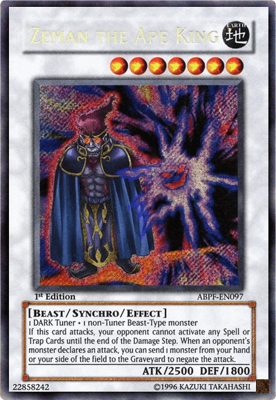 Zeman the Ape King [ABPF-EN097] Secret Rare (ONLINE ORDER ONLY)