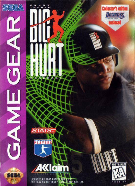Frank Thomas Big Hurt (Sega Game Gear) (ONLINE ORDER ONLY)
