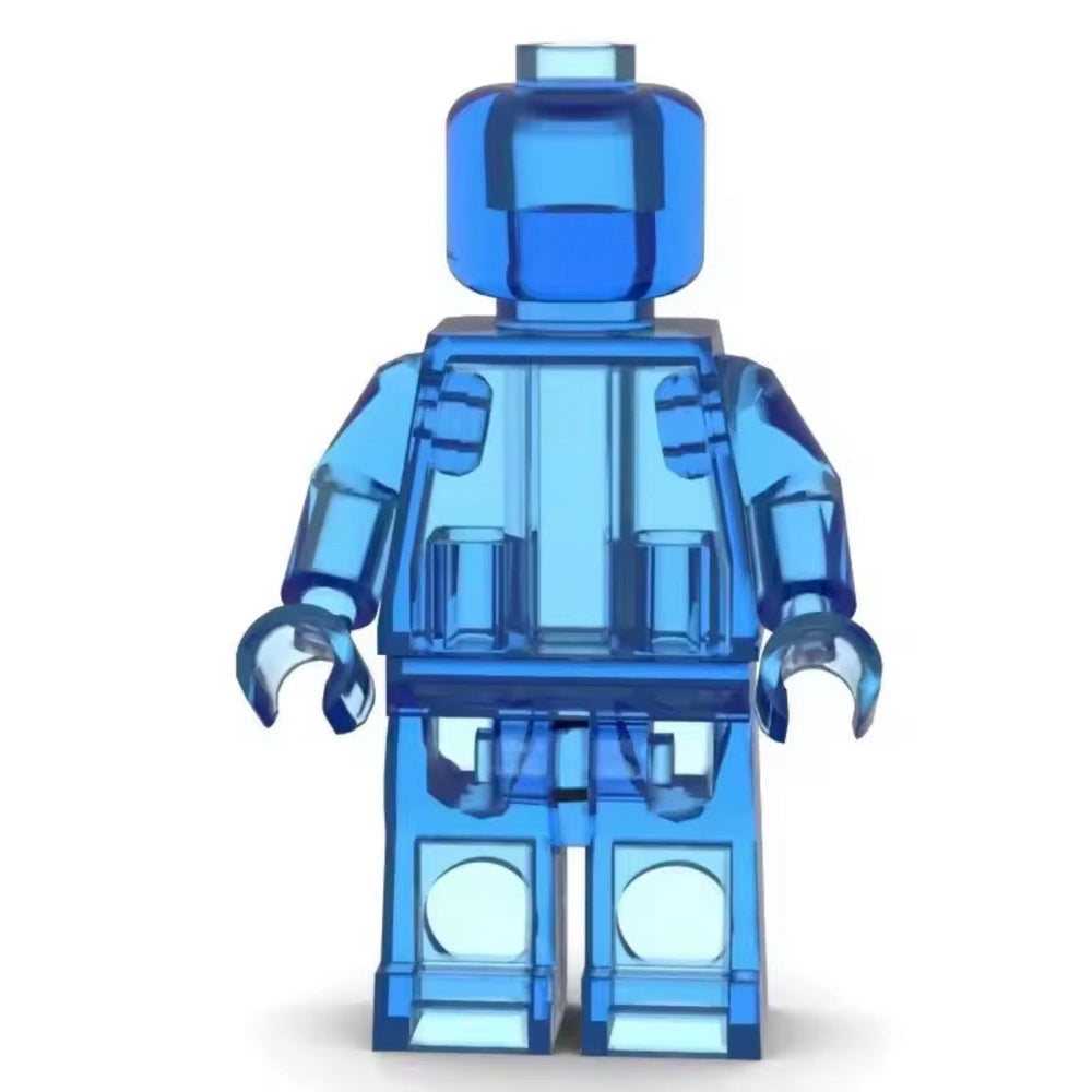 Set of 12 Transparent Minifigures – Clear Minifigs (Adult Builds & Display-Grade) (ONLINE ORDER ONLY)