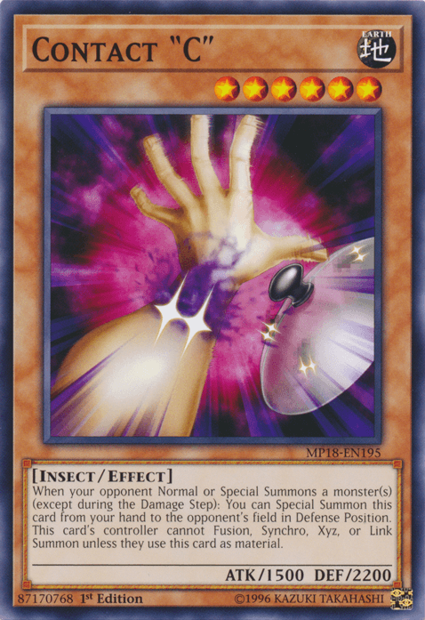 Contact "C" [MP18-EN195] Common (ONLINE ORDER ONLY)