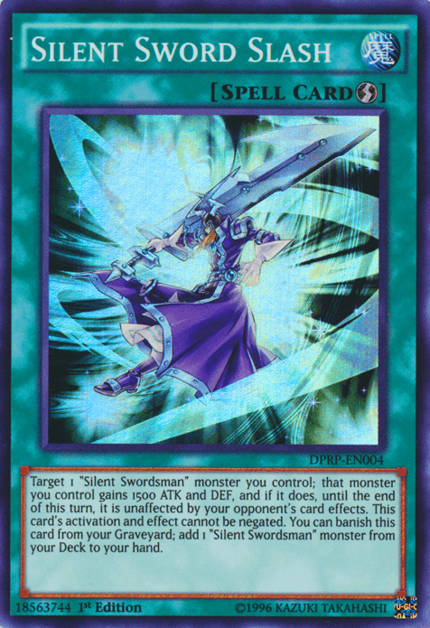 Silent Sword Slash [DPRP-EN004] Super Rare (ONLINE ORDER ONLY)