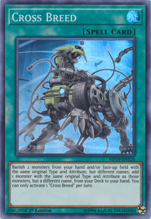 Cross Breed [MP19-EN124] Super Rare (ONLINE ORDER ONLY)